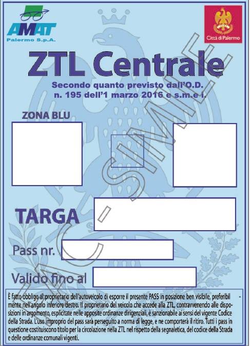 Pass Ztl Palermo